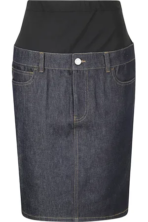COPERNI Kjol, Dam, XS, Denim, Hybrid Denim Midi Kjol