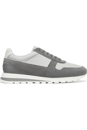 Brunello Cucinelli Skor, Herr, 43 1/2 EU, Mocka, Sneakers med mockapaneler