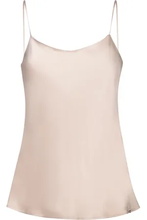 HERNO Topp, Dam, S, Elegant Satinblus med Tunna Band