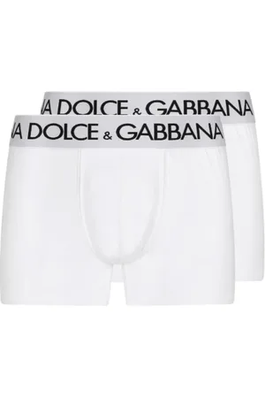 Dolce & Gabbana Underkläder, Herr, L, Bomull, Logo Print Bomullsboxers Set