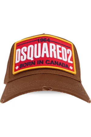 Dsquared2 Accessoarer, Herr, ONE Size, Bomull, Canada Patch Baseball Cap