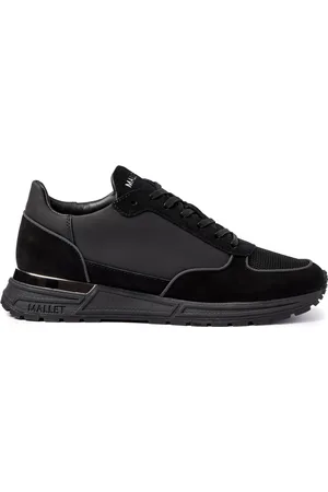 Mallet Skor, Herr, 42 EU, Läder, Popham Lite Svarta Lädersneakers