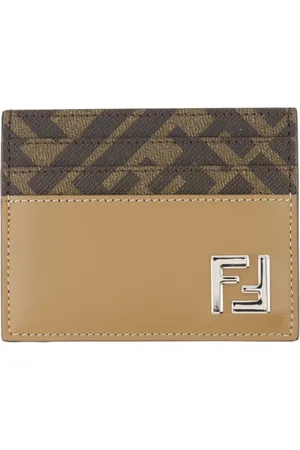 Fendi Accessoarer, Herr, ONE Size, Läder, Fyrkantigt Korthållare i Läder