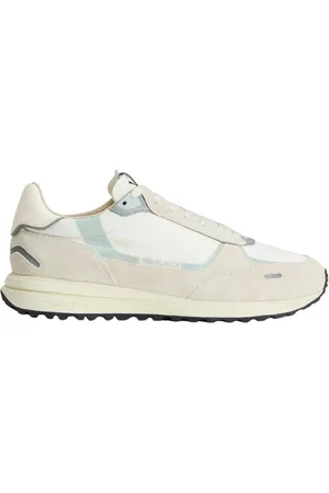 Woolrich Skor, Herr, 43 EU, Nylon, Vita Nylon Sneakers med Vibram Sula