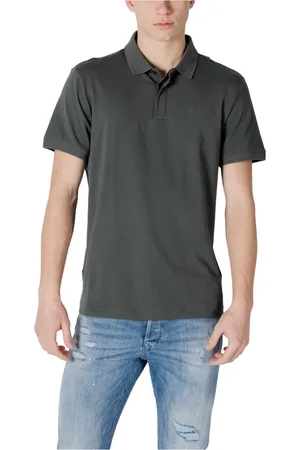 EA7 Topp, Herr, L, Bomull, Kortärmad Polo Vår/Sommar Kollektion