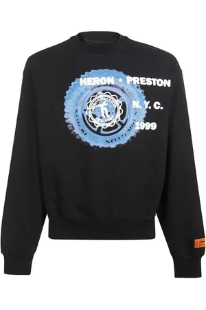 Heron Preston Sweatshirts & Hoodies, Herr, 2Xl, Bomull, Logo Print Bomullströja
