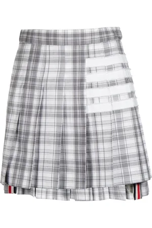 Thom Browne Kjol, Dam, 3Xs, Dropped Back Mini Skirt