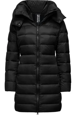 Bomboogie Kappa, Dam, XL, Nylon, Smal Stretch Nylon Dunjacka med Avtagbar Huva