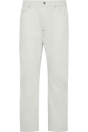 Dsquared2 Jeans, Herr, M, Denim, Vita Raka jeans i vit denim