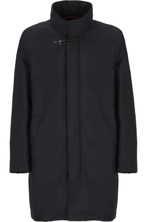 FAY Kappa, Herr, XL, Svart Parka med Hög Krage