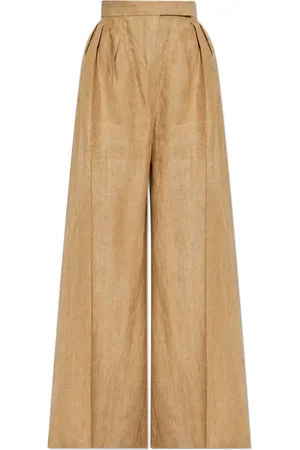 Max Mara Byxor, Dam, L, Linne, Linnebyxor Rauche