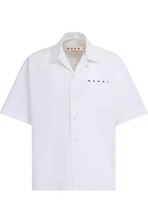 Marni Skjorta, Herr, M, Bomull, Poplin Bowling Shirt