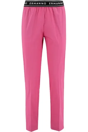 ERMANNO SCERVINO Byxor, Dam, M, Bomull, Skräddarsydda bomullsbyxor