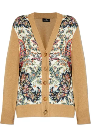 Etro Stickade tröjor & koftor, Dam, 2Xs, Kashmir, Cardigan i blandmaterial