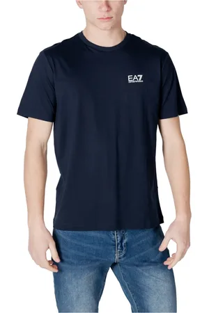 EA7 Topp, Herr, XL, Bomull, Print Kortärmad T-shirt