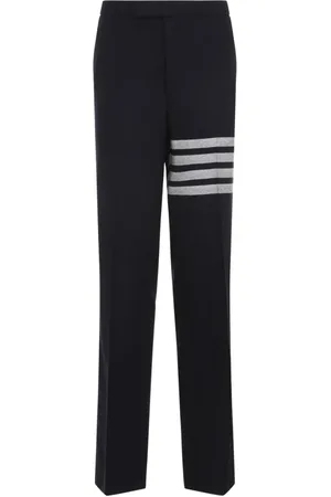 Thom Browne Byxor, Herr, L, Kashmir, Navy Drop Crotch Backstrap Trouser