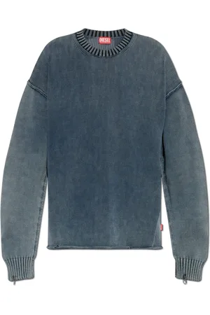 Diesel Stickade tröjor & koftor, Herr, M, Bomull, Sweater K-Delos-A