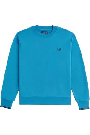 Fred Perry Sweatshirts & Hoodies, Herr, XL, Bomull, Crew-neck Sweatshirt