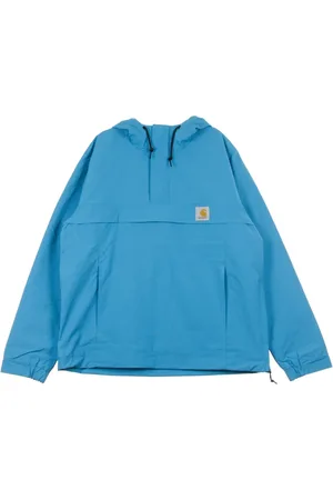 Carhartt Jacka, Herr, L, Polyester, Teal Windbreaker Pullover