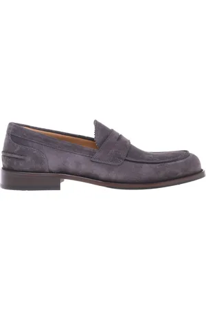 BALDININI Skor, Herr, 40 1/2 EU, Grey suede loafer