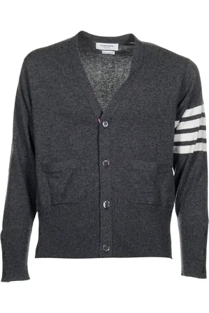 Thom Browne Stickade tröjor & koftor, Herr, S, Pinaforemetal Cardigan