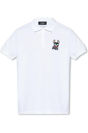 Dsquared2 Topp, Herr, M, Bomull, Pikétröja med Patch