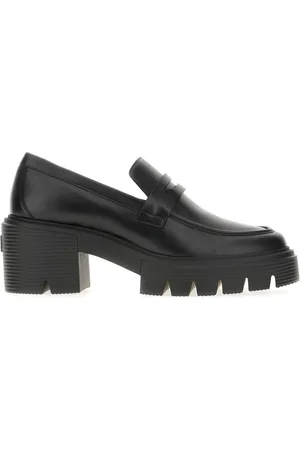 Stuart Weitzman Skor, Dam, 38 1/2 EU, Läder, Soho Loafer