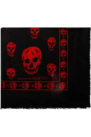 Alexander McQueen Accessoarer, Herr, ONE Size, Svart Halsduk Kollektion