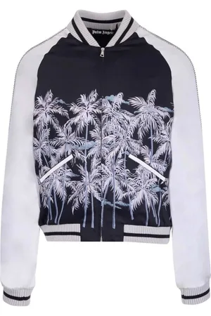 Palm Angels Jacka, Herr, 2Xl, Polyester, Printed Bomber Jacket