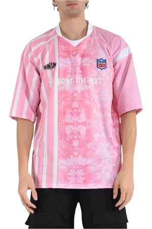 Ih Nom Uh Nit Topp, Herr, M, Polyester, Randig Blommig Patch T-shirt