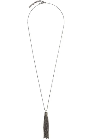 Brunello Cucinelli Accessoarer, Dam, ONE Size, Halsband med pärlor i sterlingsilver