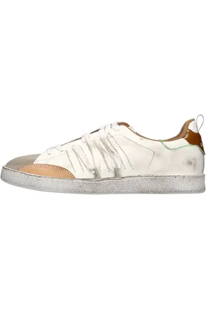 Hidnander Skor, Herr, 43 EU, Läder, Sneakers Cream