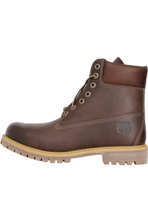 Timberland Skor, Herr, 40 EU, Läder, Premium 6-tums mörkbruna stövlar