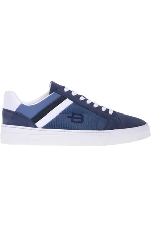BALDININI Skor, Herr, 41 EU, Suede leather and air force mesh trainer