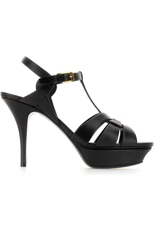Saint Laurent Skor, Dam, 40 EU, Läder, Högklackade skor för kvinnor