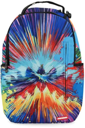 Sprayground Väska, Herr, ONE Size, Nylon, Color Explosion Dlxsr Blå Ryggsäck