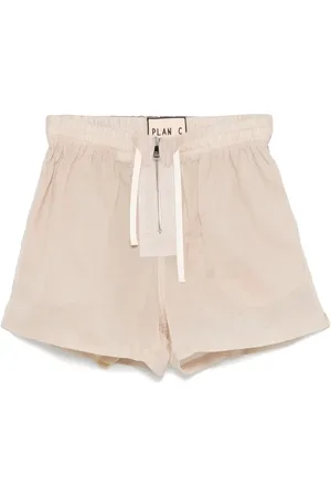Plan C Shorts, Dam, S, Organza, Genomskinliga Organza Avslappnade Shorts