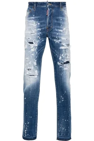 Dsquared2 Jeans, Herr, L, Bomull, Stilrena Byxor