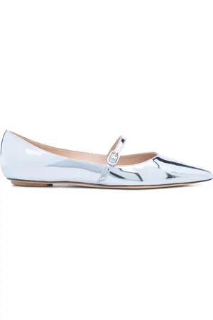 Stuart Weitzman Skor, Dam, 36 1/2 EU, Läder, Mary Jane Ballerinas
