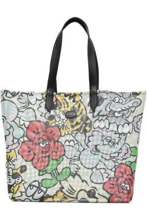 Kenzo Väska, Herr, ONE Size, Läder, Nätväska med All-Over Print