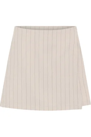 Bruuns Bazaar Kjol, Dam, L, Bomull, Randiga kjolshorts