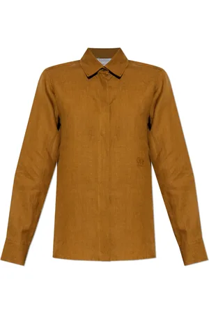 Max Mara Blusar & Skjortor , Dam, M, Linne, Skjorta Abisso