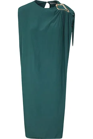 Lanvin Klänning, Dam, S, Polyester, Dragon Draped Knee Dress