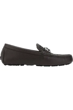 Fendi Skor, Herr, 40 EU, Läder, Bruna läderloafers Aw24