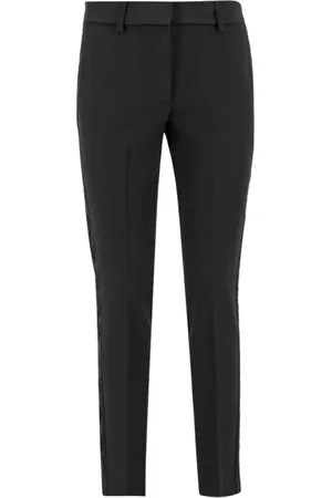 ERMANNO SCERVINO Byxor, Dam, L, Polyester, Slim-fit Byxor