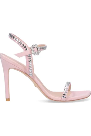 Stuart Weitzman Skor, Dam, 39 EU, Mocka, Gemcut Sandaler