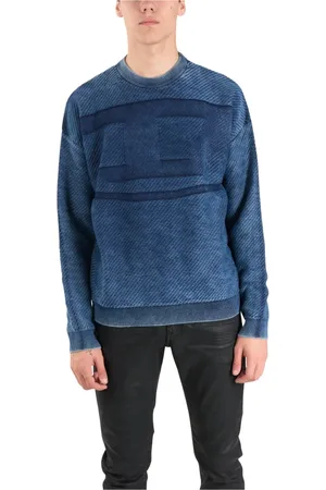 Diesel Stickade tröjor & koftor, Herr, S, Bomull, K-Klevery pullover