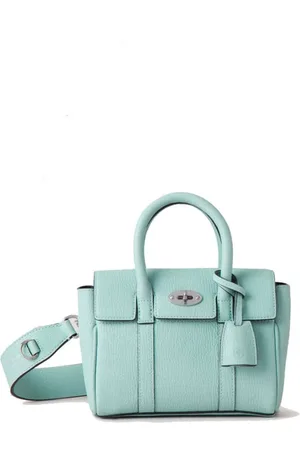 MULBERRY Väska, Dam, ONE Size, Läder, Mini Bayswater Akrylgrön Handväska
