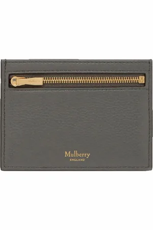 MULBERRY Accessoarer, Herr, ONE Size, Läder, Korthållare i läder med dragkedja