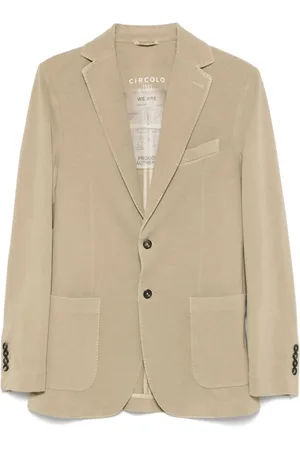 Circolo Jacka, Herr, 2Xl, Khaki Jacka med Knappar och Fickor